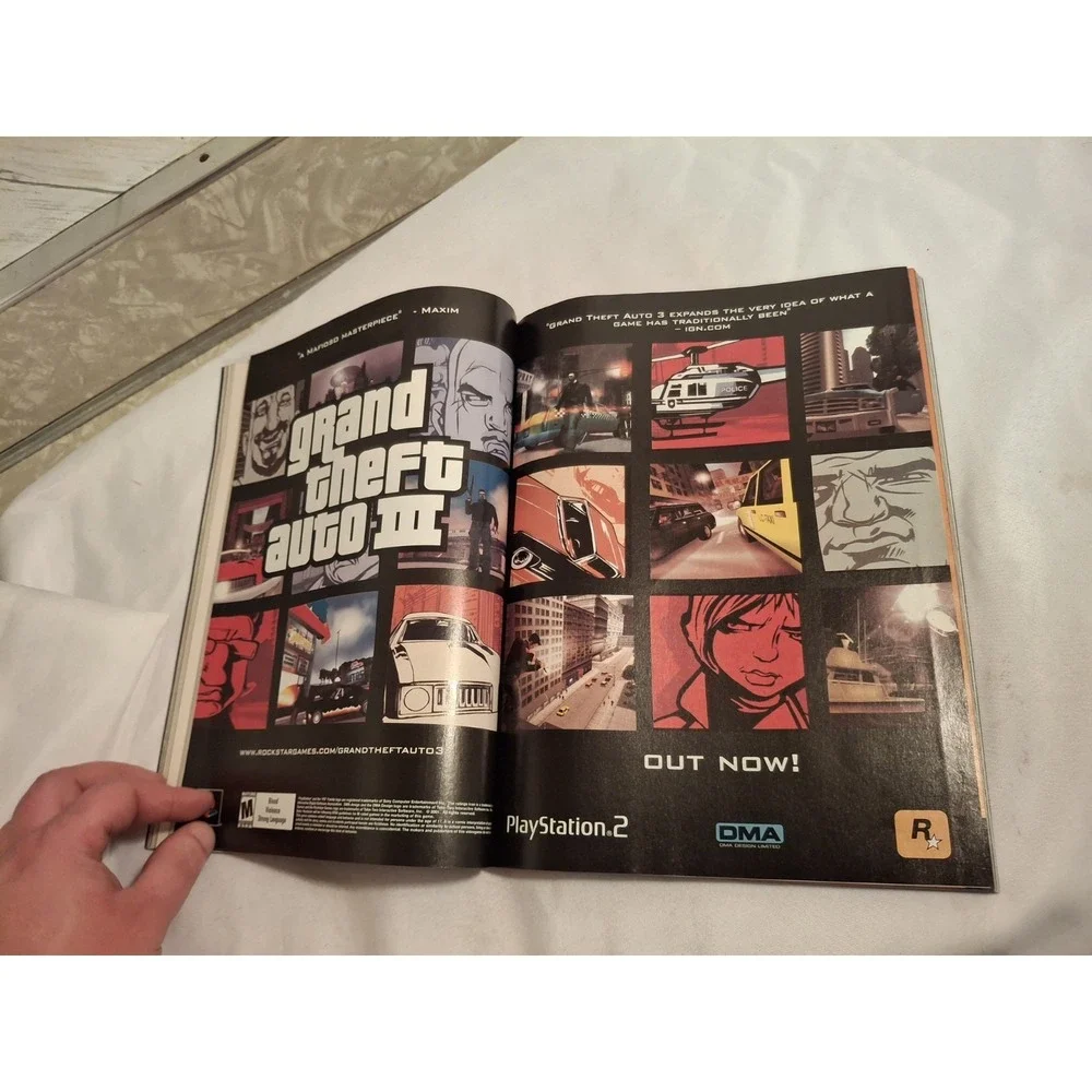 Electronic Gaming Monthly 149 2001 Xbox Vs Gamecube Resident Evil Silent Hill Ad